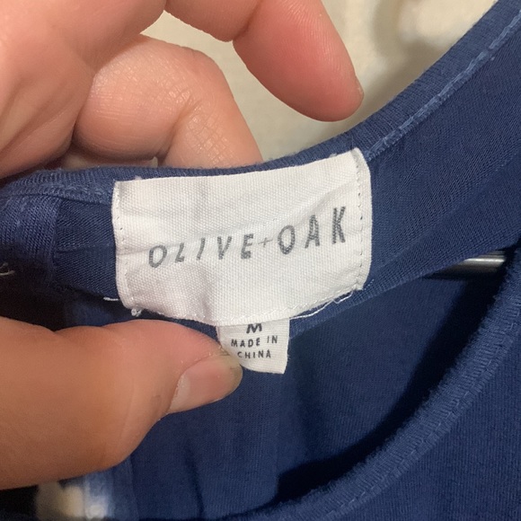 Light weight,tye dye, fun back olive+oak size M top - Picture 5 of 6